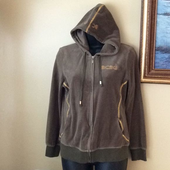 BCBG Jackets & Blazers - 💞BCBG💞velvet jogging top